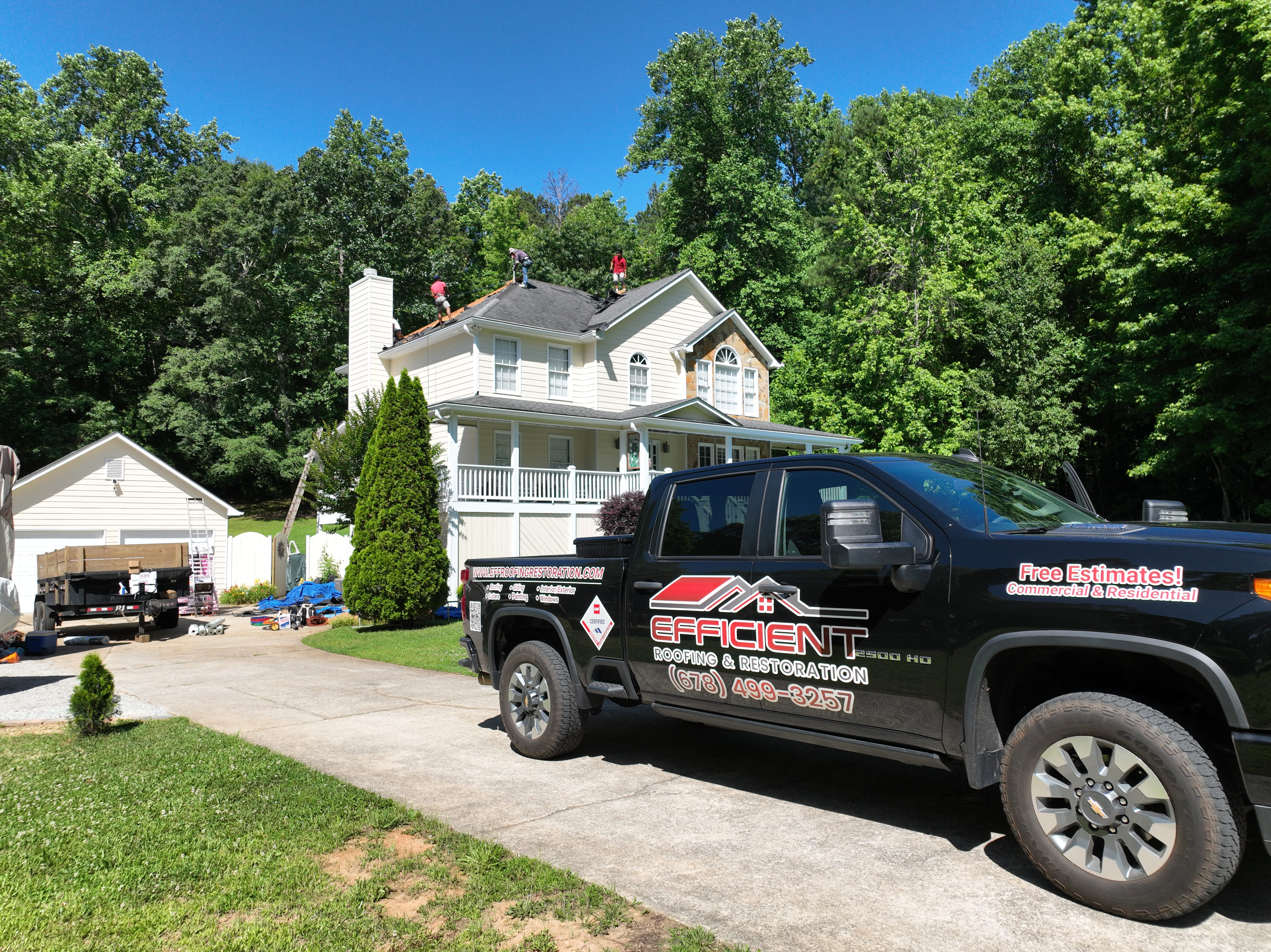 Efficient Roofing and Restoration LLC team in Douglasville, GA - people or person